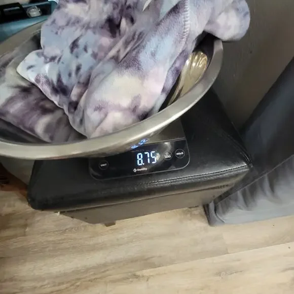 Eddie Bauer Purple Blue Cloud Wash 1/4 Zip Fleece Pullover Mock Neck L - Picture 8 of 8